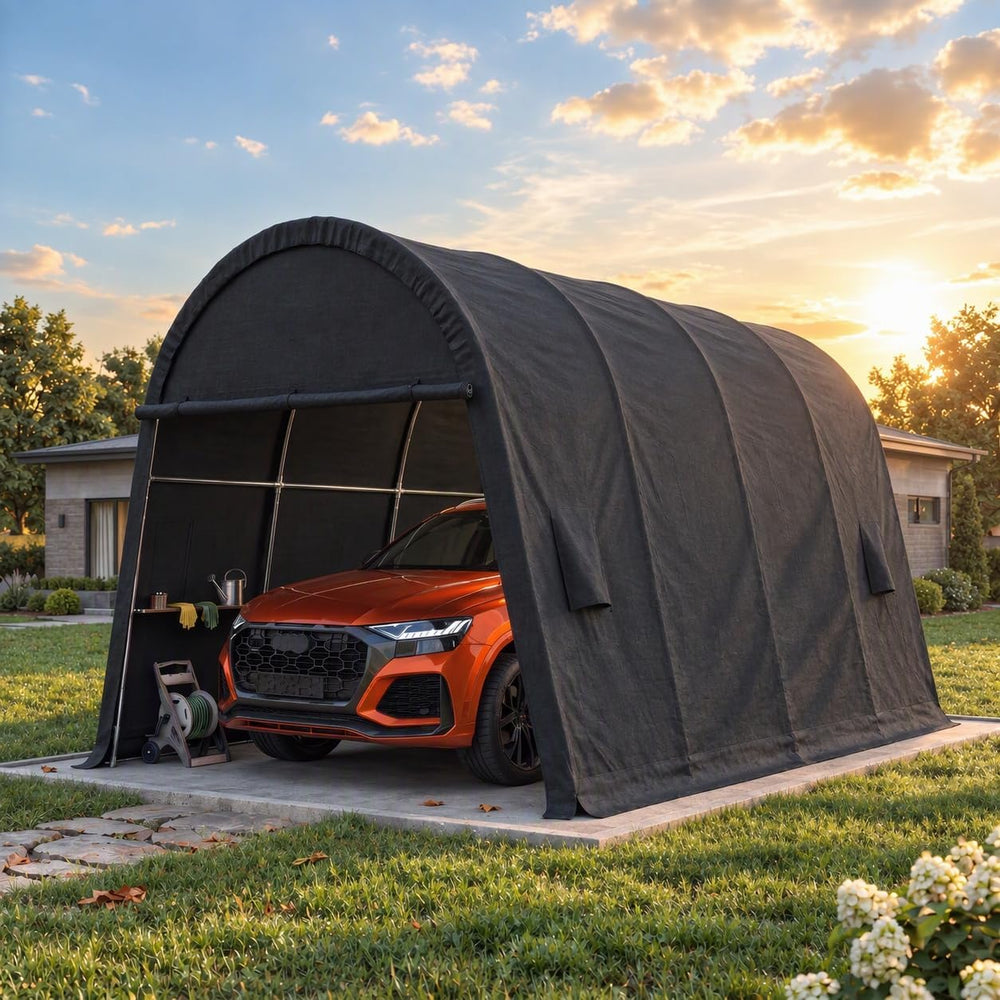 COBIZI Carport Canopy 10x20 Heavy Duty Portable Garage Shelter Shed