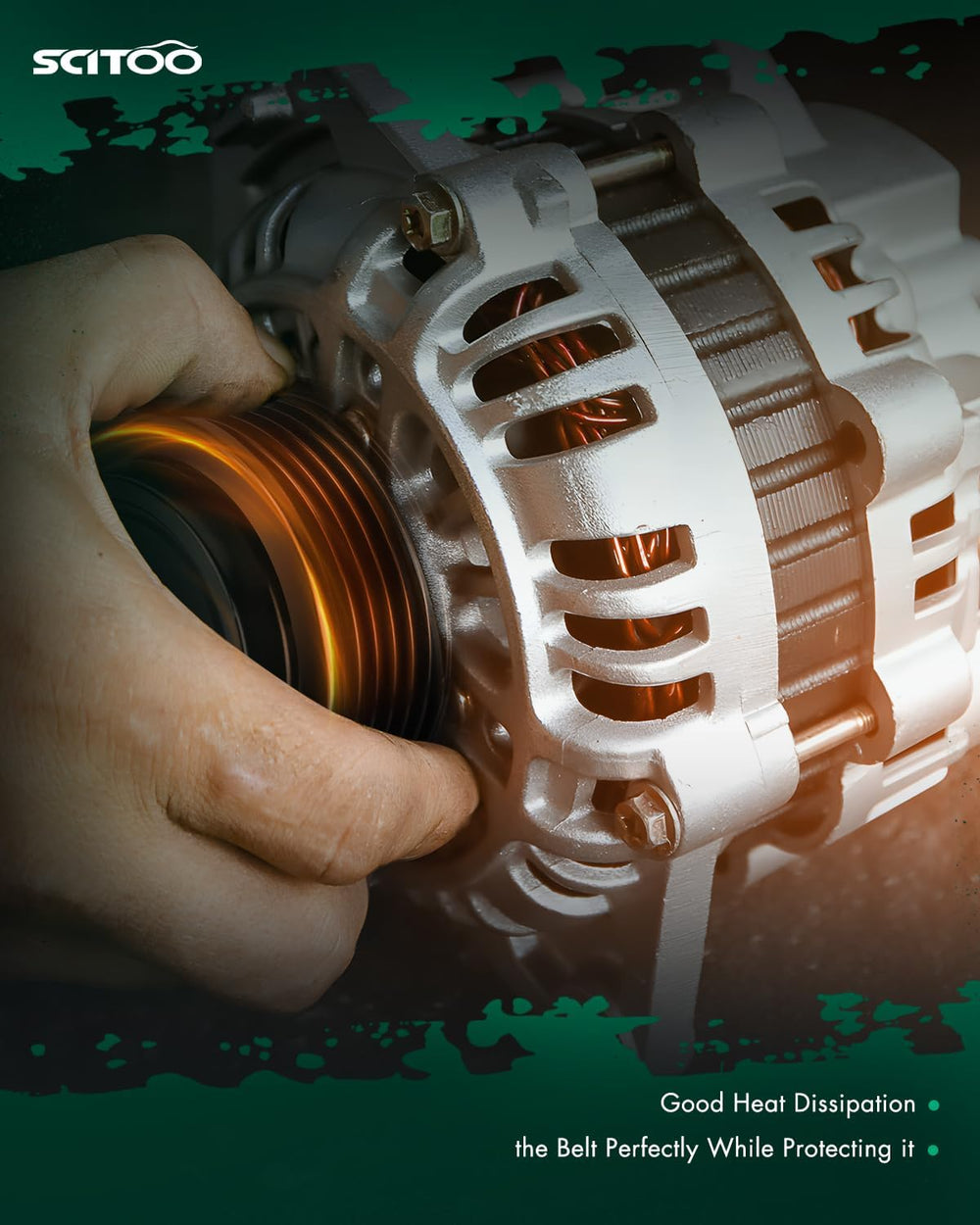 SCITOO 140A V6 New Alternator Fits for Cadillac CTS 3.0L 3.6L 2010-2014