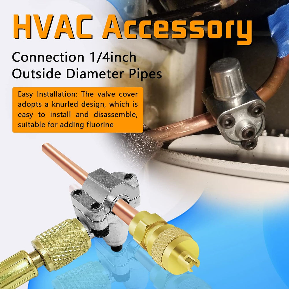 30Pcs Access Service Valve, 1/4'' SAE x 1/4'' OD x 3.54'&...