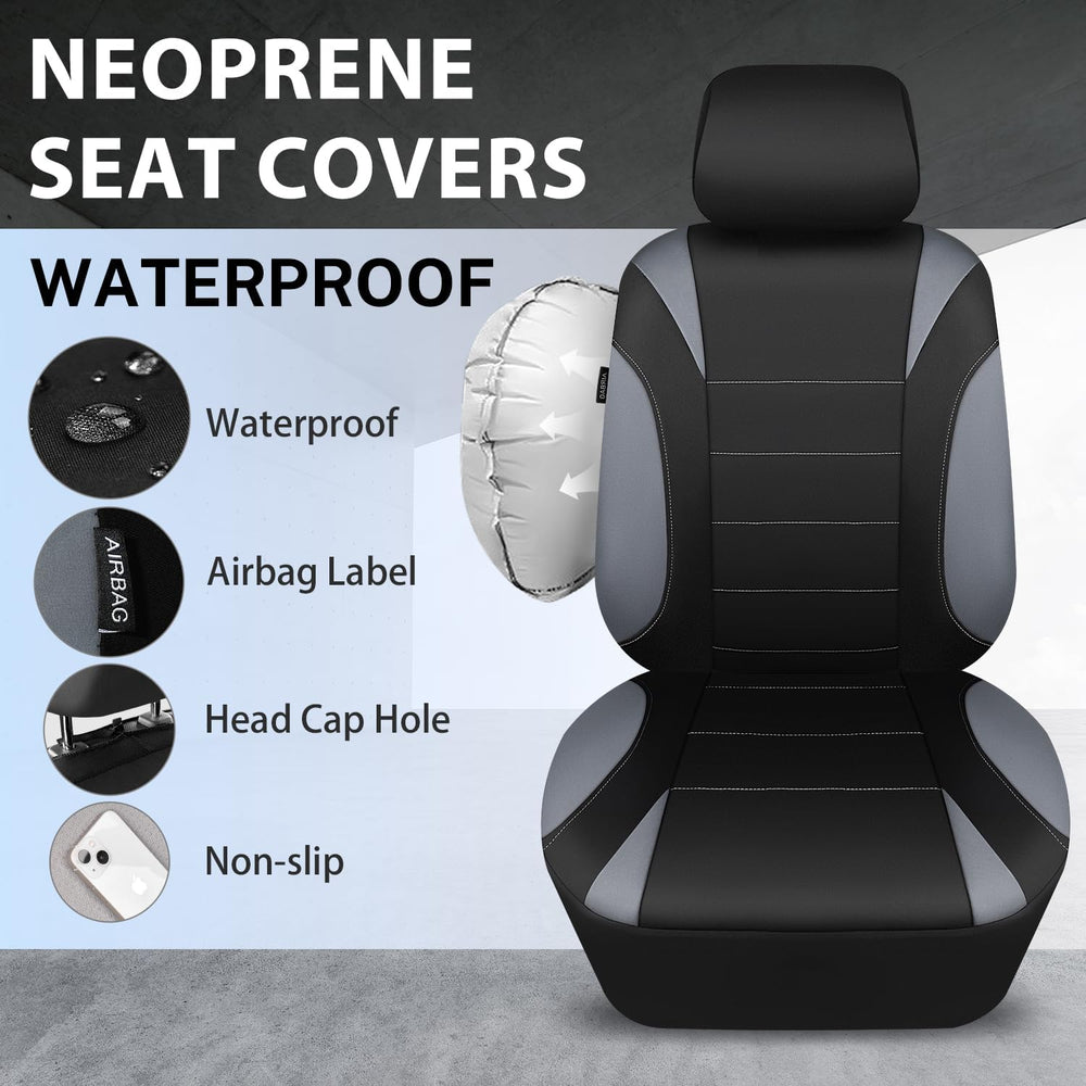 CAR PASS Waterproof Car Seat Covers Full Sets, Universal Fit Seat Covers for ...