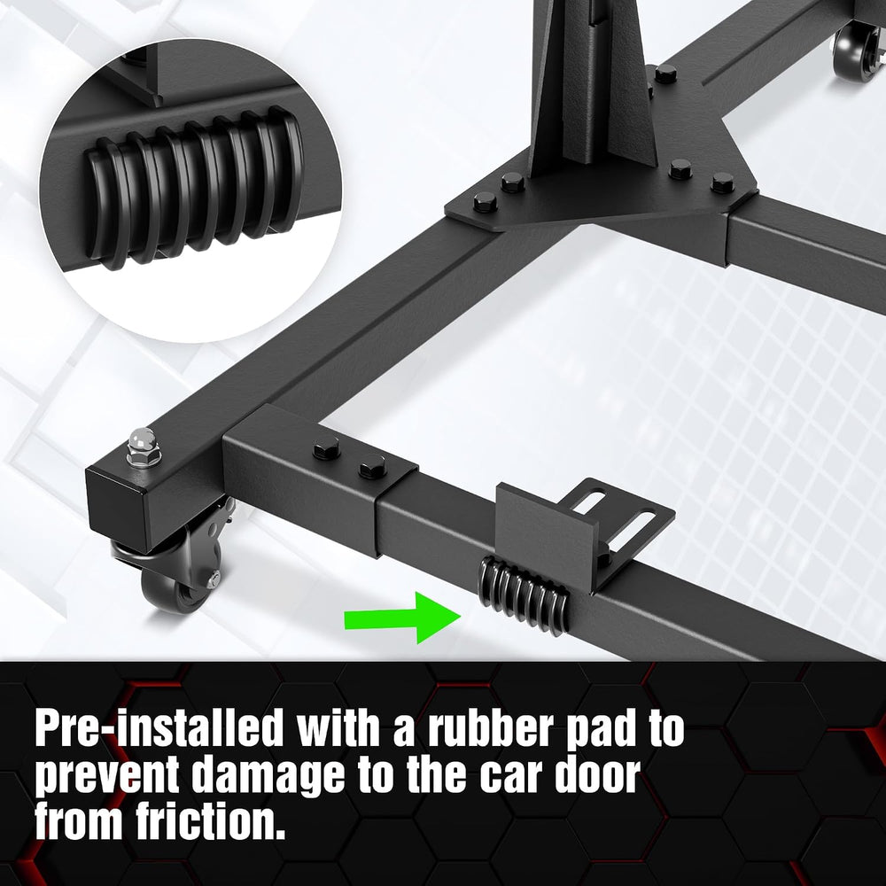 Door Storage Hanger Brackets Holder with Dust Cover Sliding Rack Bracket Comp...