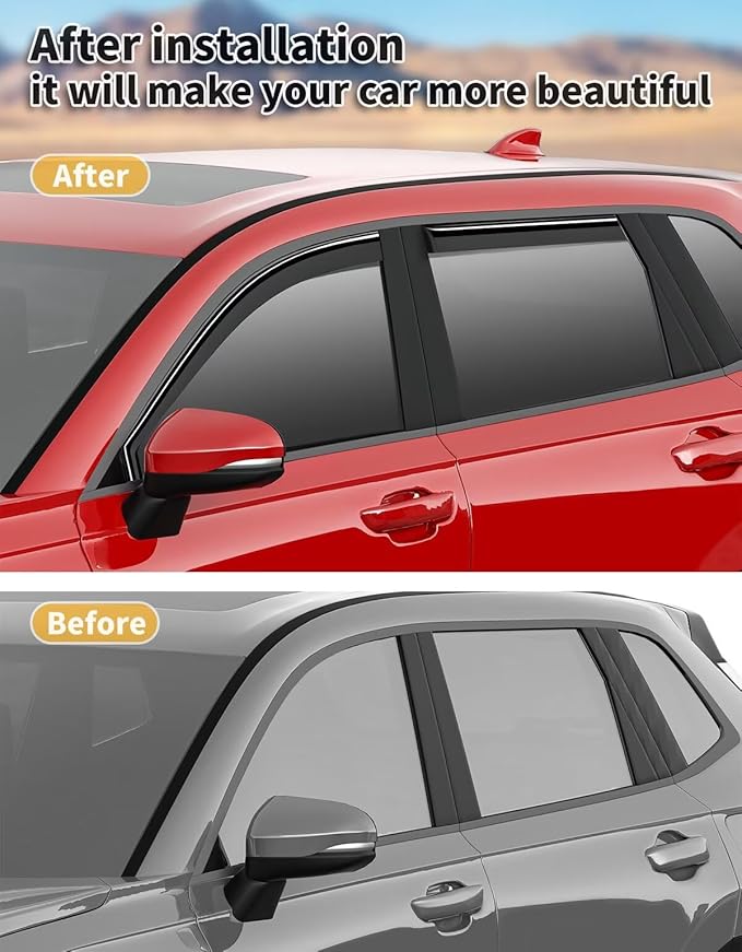 in-Channel Window Rain Guards Fit
