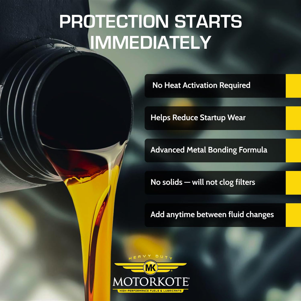 Motorkote MK-HL32-06 Heavy Duty Hyper Lubricant Engine Treatment, 32-Ounce, S...