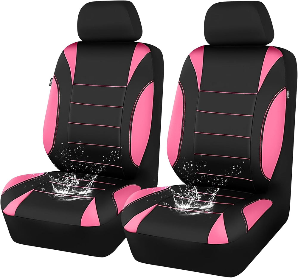 CAR PASS Waterproof Car Seat Covers Front Seats Only with 5mm Composite EVA, ...