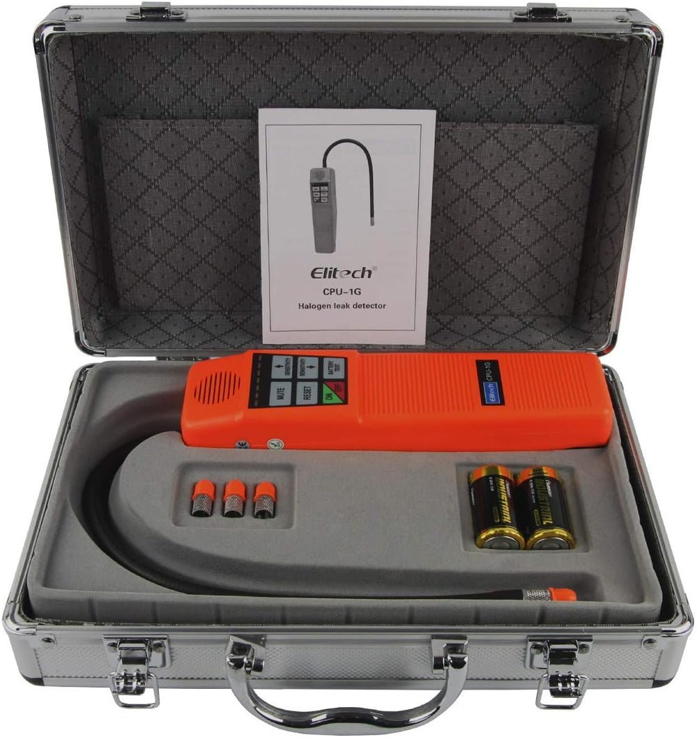 Elitech CPU-1G HVAC Leak Detector Halogen Gas Tester HVAC Refrigerant AC Snif...