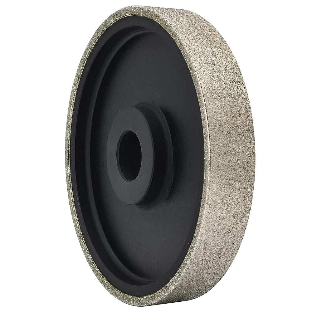 6 Inch Diamond Lapidary Grinding Wheel 80 Grit, 1 Inch Arbor Hole