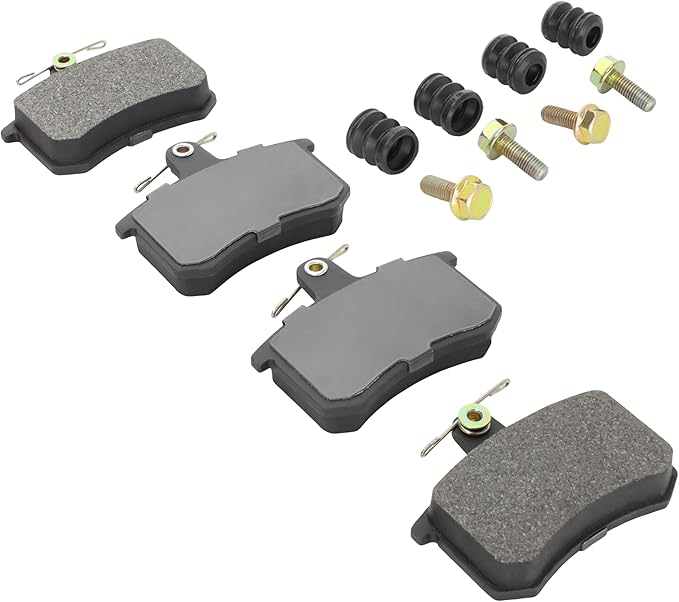 Premium Semi-Metallic Rear Brake Pads Compatible