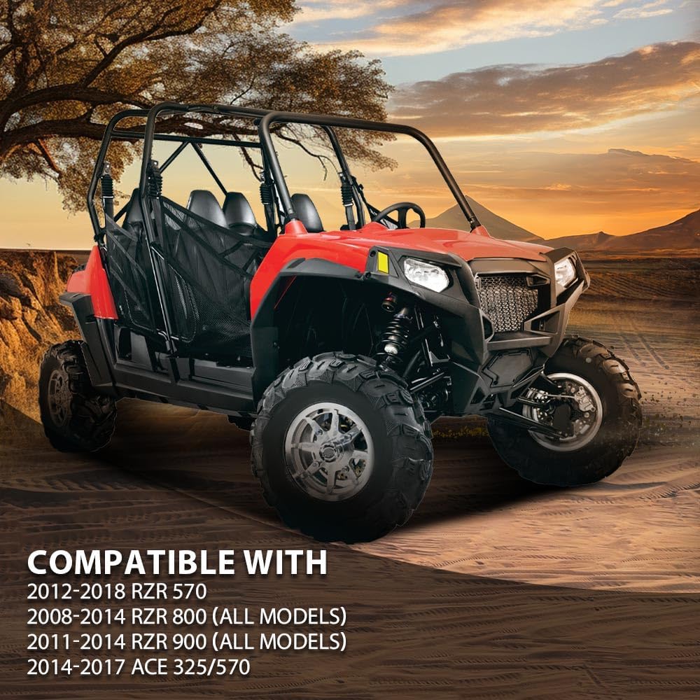 PIT66 Vinyl Seat Covers Set Fit Polaris RZR 570 800 900 & ACE 2012-2018 |...