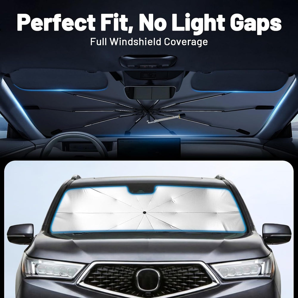 Car Windshield Sun Shade for Ford Expedition 2018-2026 โ[Reflective Coated Fa...
