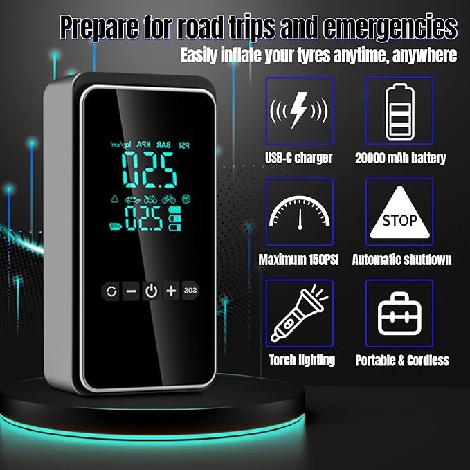 Tire Inflator Portable Air Compressor
