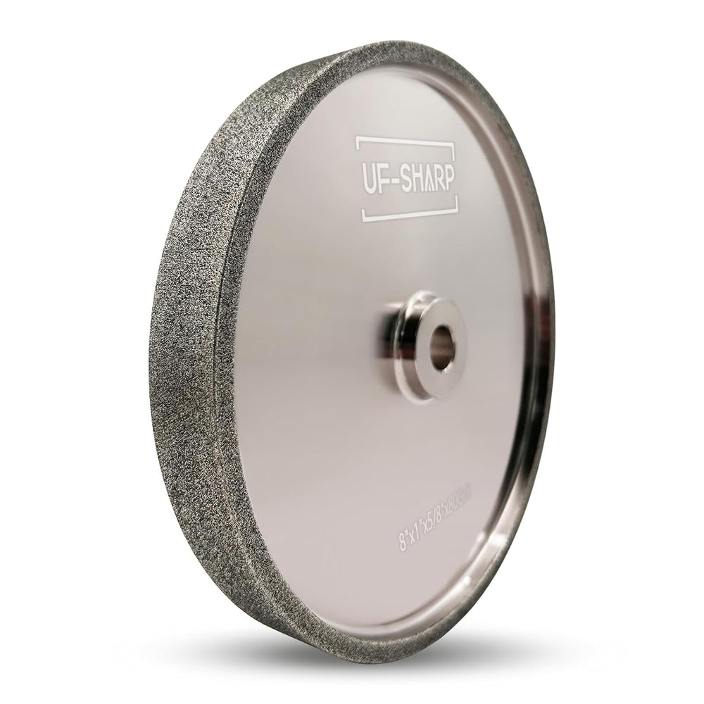 CBN Grinding Wheel 8 inch 80 Grit,1" Wide, 5/8" Arbor