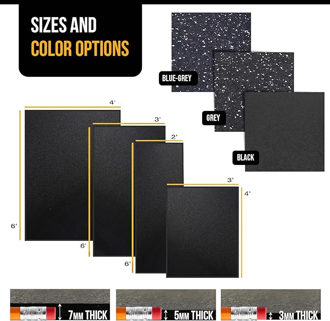 Rubber King Multi-Purpose Exercise Mat