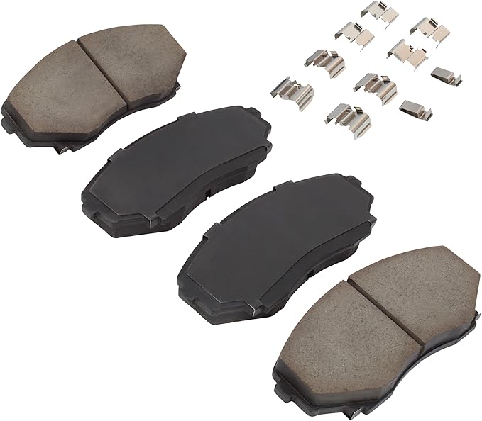Premium Semi-Metallic Front Brake Pads Compatible