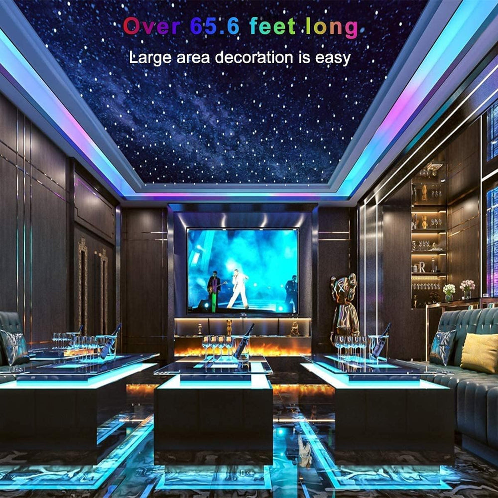 MIHEAL Led Strip Lights Kit 65.6ft 5050 SMD RGB Flexible LED Tape Lights with...