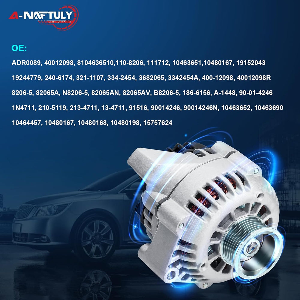 Alternator Replacement for Chevy Suburban Tahoe Blazer Astro C1500 C2500 C350...