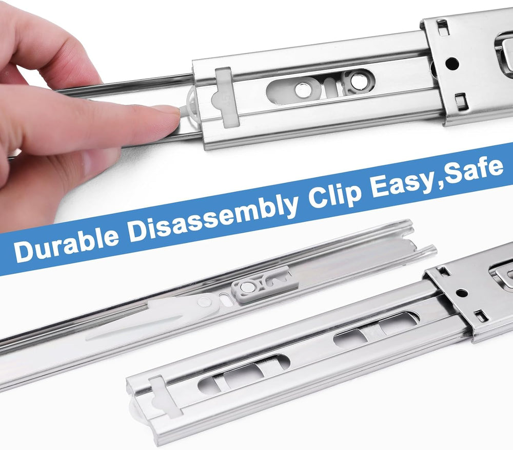 Sulawskys Soft Close Drawer Slides 20 Inch, 6 Pairs โ Full Extension 100LB