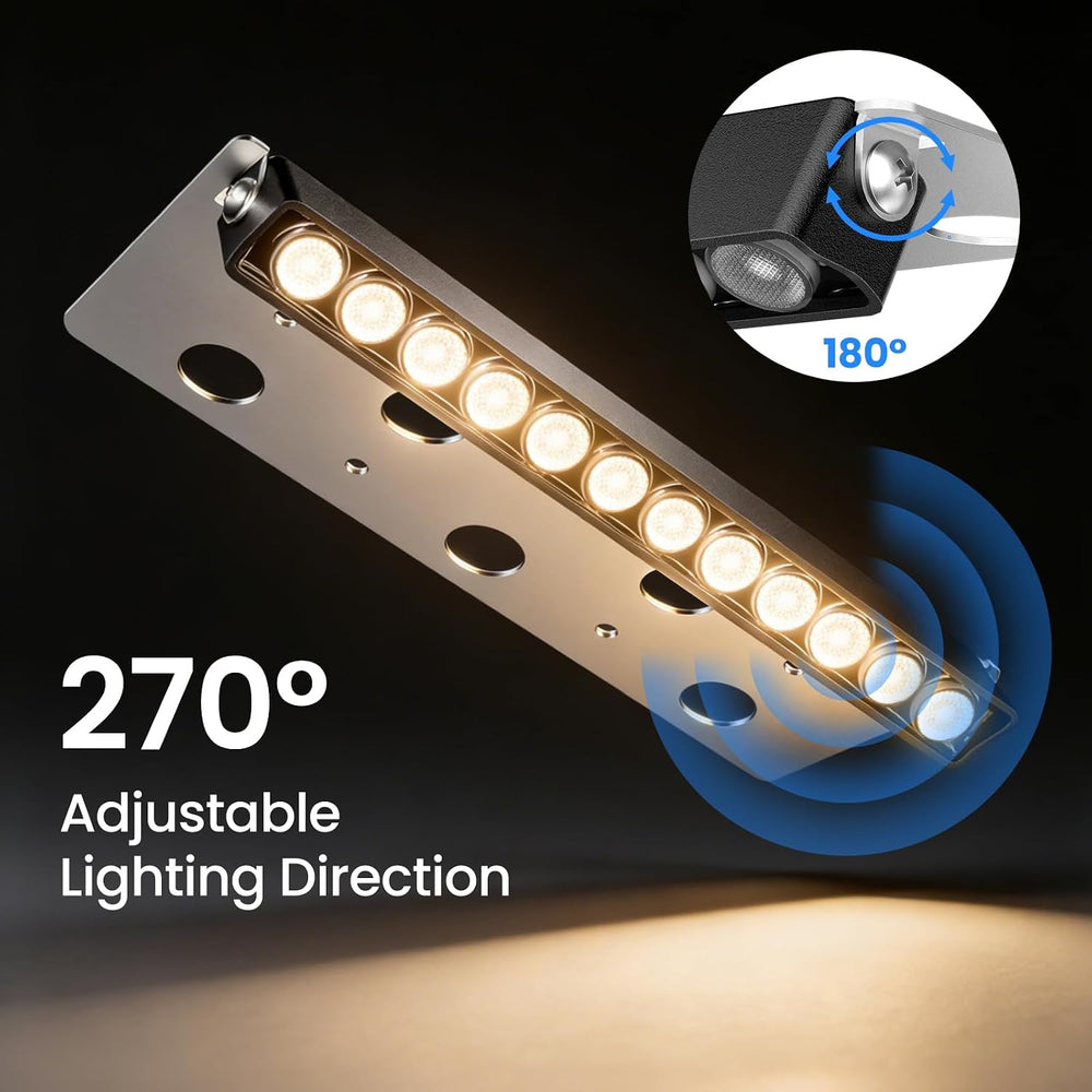 Low Voltage Retaining Wall Lights Kit, 3W 2700K Step Lights, 12 Pack