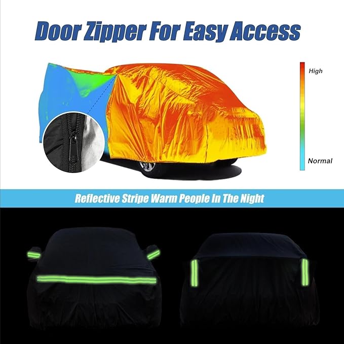 Waterproof Car Covers for 2002-2021 Mini Cooper/Cooper S 2-Door 210T Custom 6