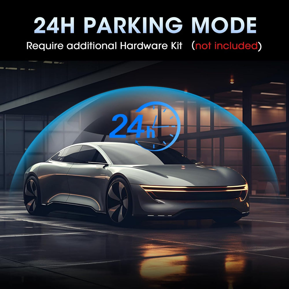 4K WiFi Rear View Mirror Camera 10’’ Mirror Dash Cam Front and Rear