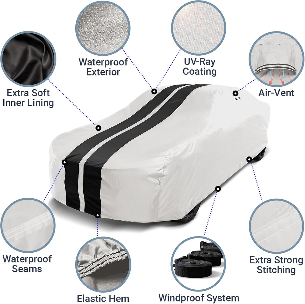 Car Cover Waterproof All Weather for 1973-1977 Chevy El Camino