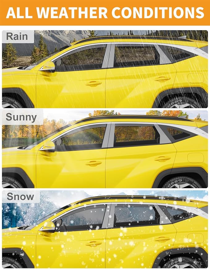 in-Channel Window Rain Guards Fit