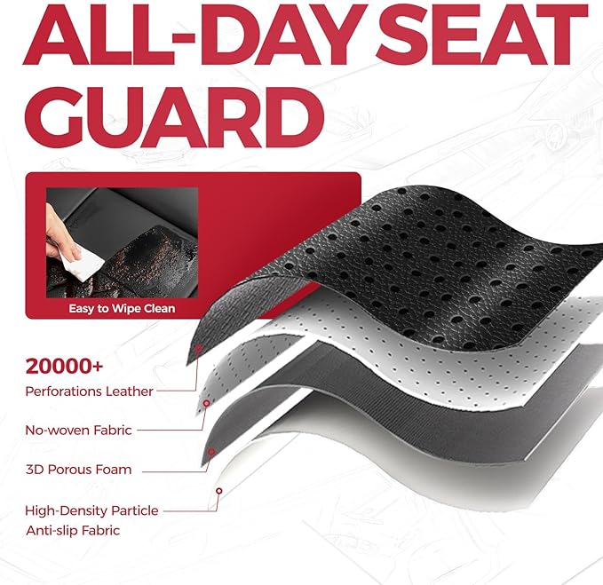 FREESOO Seat Covers for Honda CRV, Custom Fit Seat Covers Full Set, CRV LX EX
