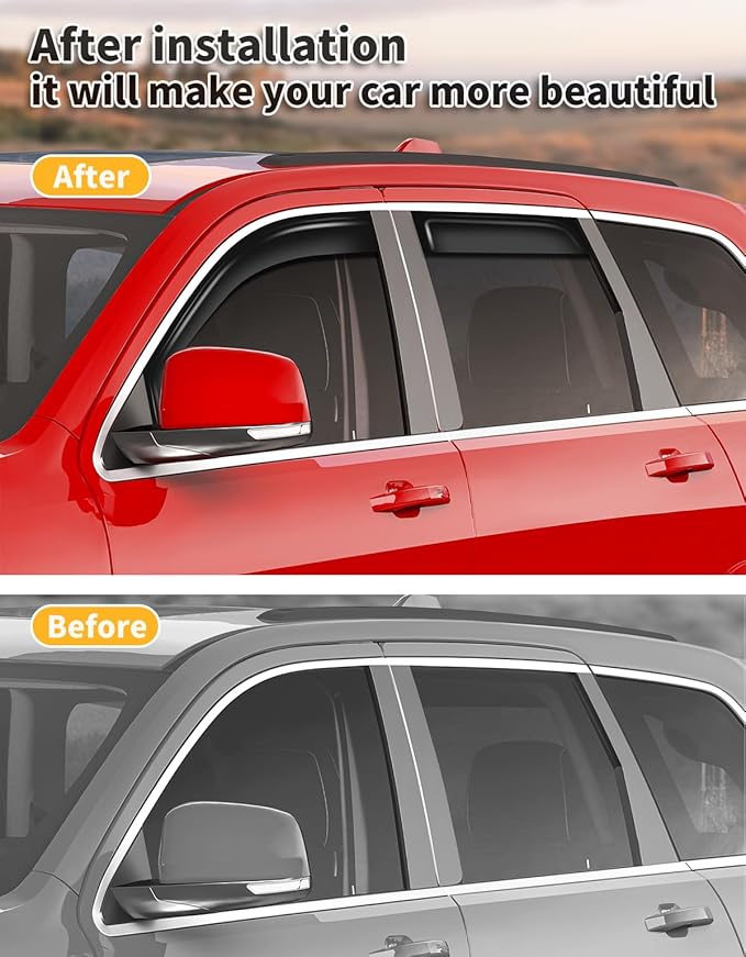 in-Channel Window Rain Guards Fit