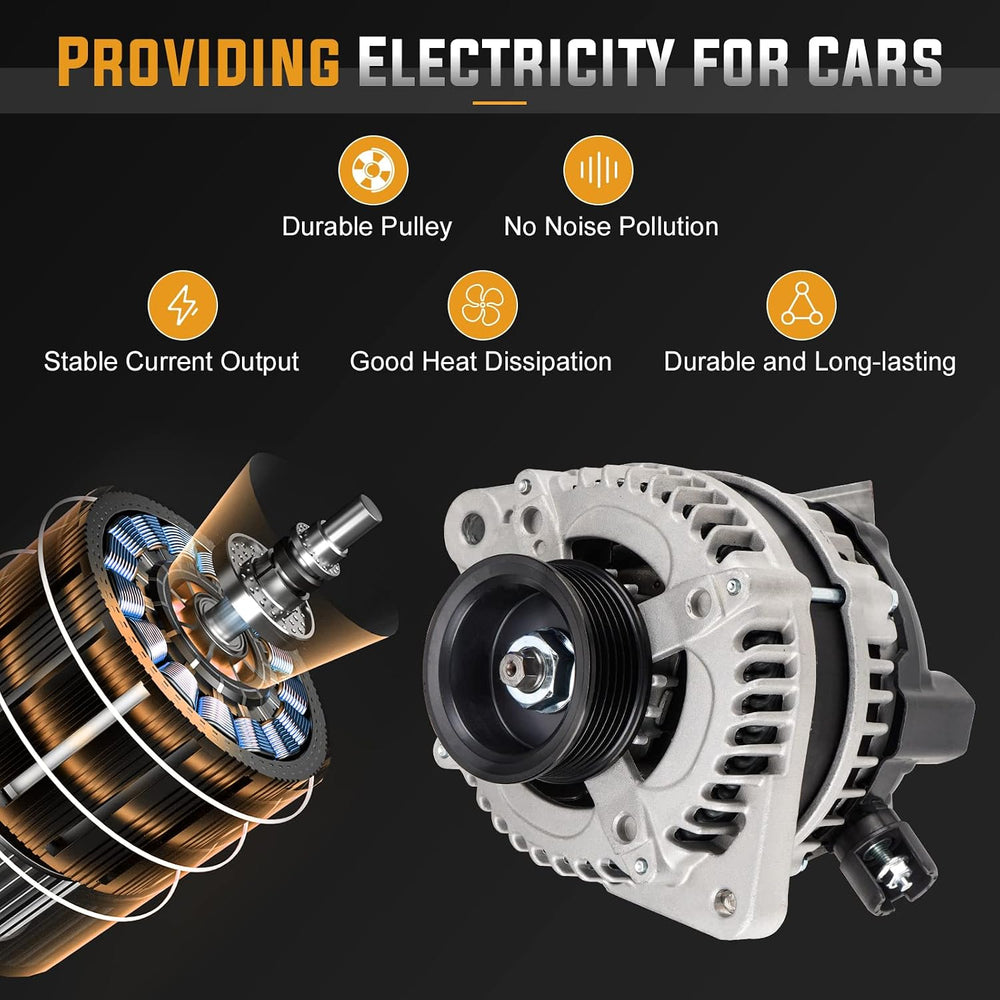 New Alternator 130 Amp for 3.5L Honda Odyssey 2008-2010