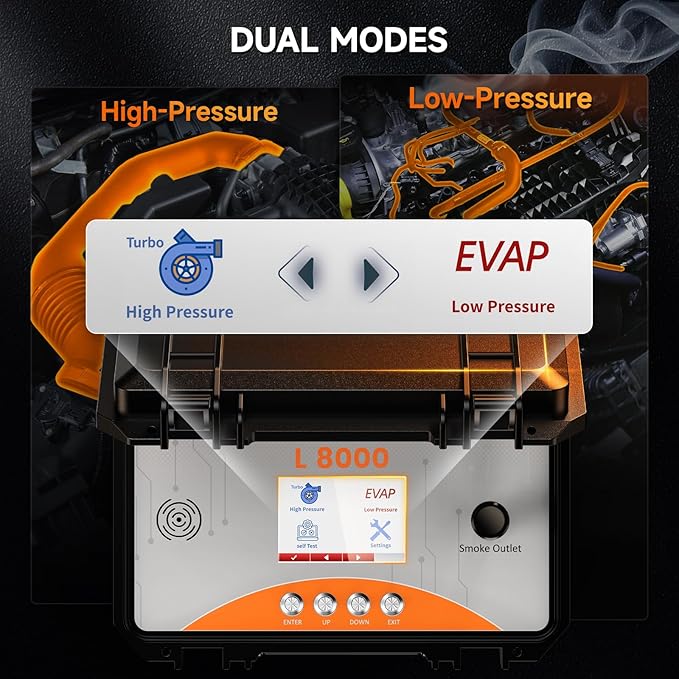 ANCEL L8000 Automotive Smoke Machine | Dual Mode Diagnostic Leak Tester