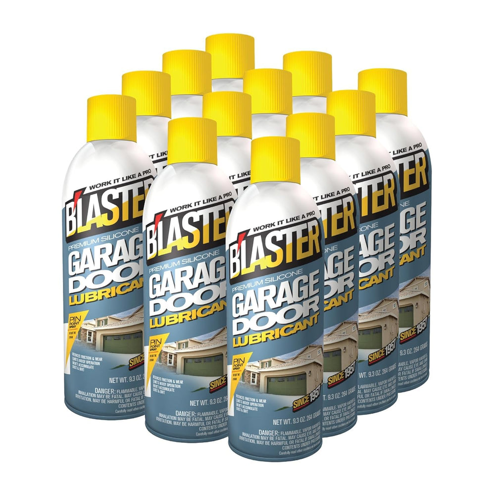 B’Laster Garage Door Lubricant Spray – Premium Silicone Garage Door Lube – Re...