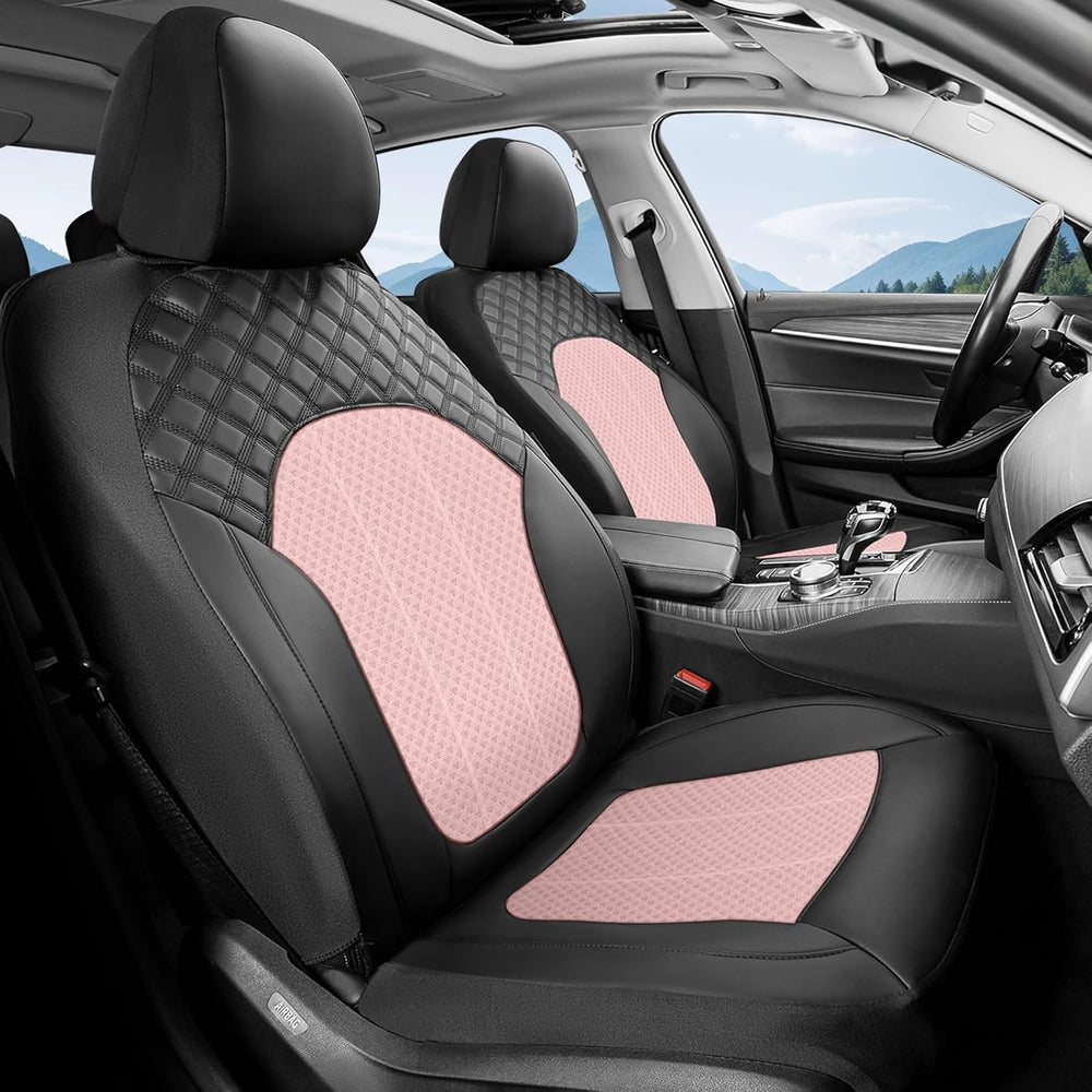 Leather Seat Cover, Car Seat Covers Front Set, Waterproof Car Seat Protectors...
