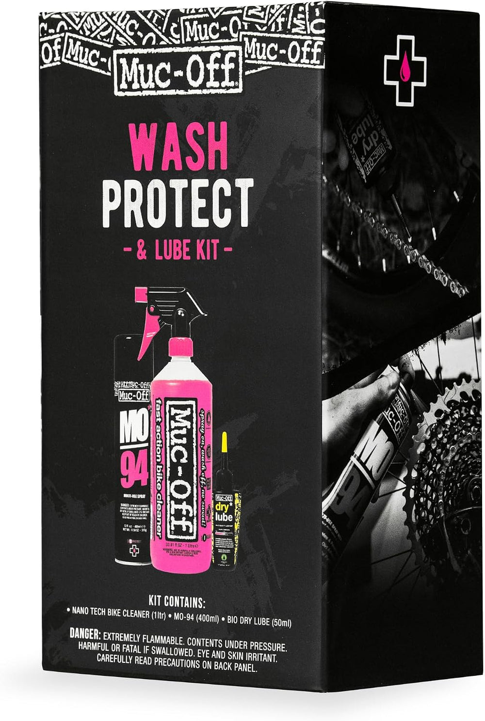 Muc-Off Wash, Protect & Lube Kit, Complete Bike Maintenance Kit