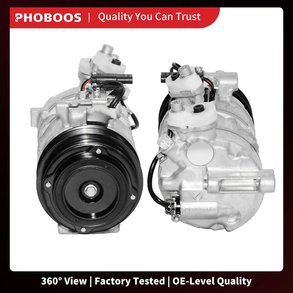 PHOBOOS A/C Compressor with Clutch Compatible with Mercedes-Benz