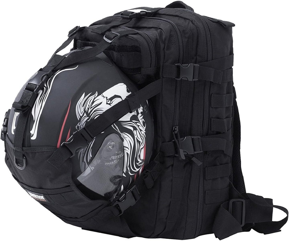 Seibertron Waterproof Large Capacity Molle Motorcycle Helmet Holder/Cycling H...