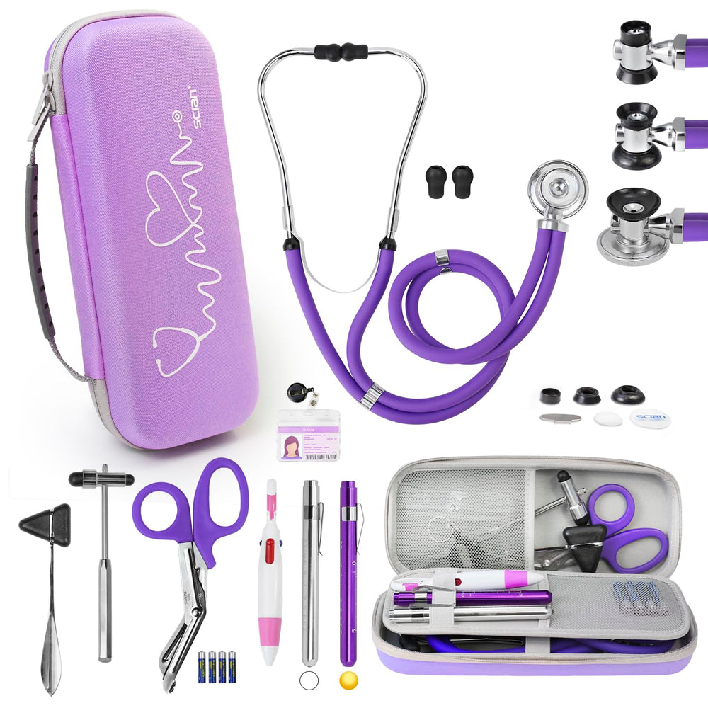 Scian 13 Pcs Stethoscope Case Kits, Supplies Inclued, Perfect Nurse Gift Stet...