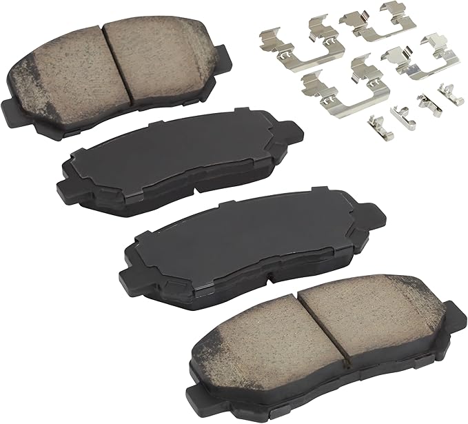 Premium Ceramic Front Brake Pads Compatible