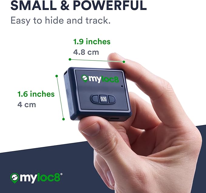 GPS Tracker for Vehicles with Magnet – 4G LTE Real-Time Location Device with App
