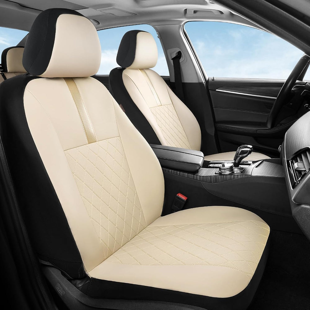 Coverado Car Seat Covers Full Set, Automotive Front and Rear Seat Covers with...