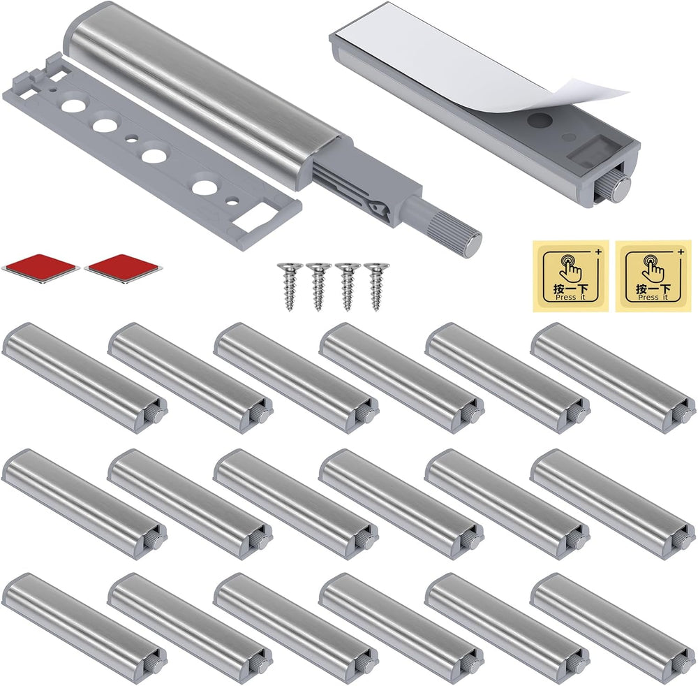 Jiayi Cabinet Latch Magnetic Push Catch 20 Pack Push to Open Cabinet Hardware...