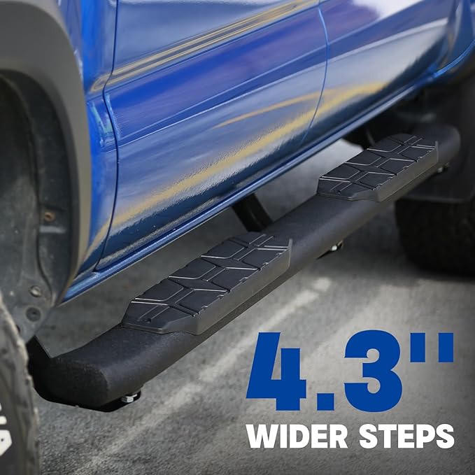 4.3 Inches Oval Tube Bar Running Boards Compatible