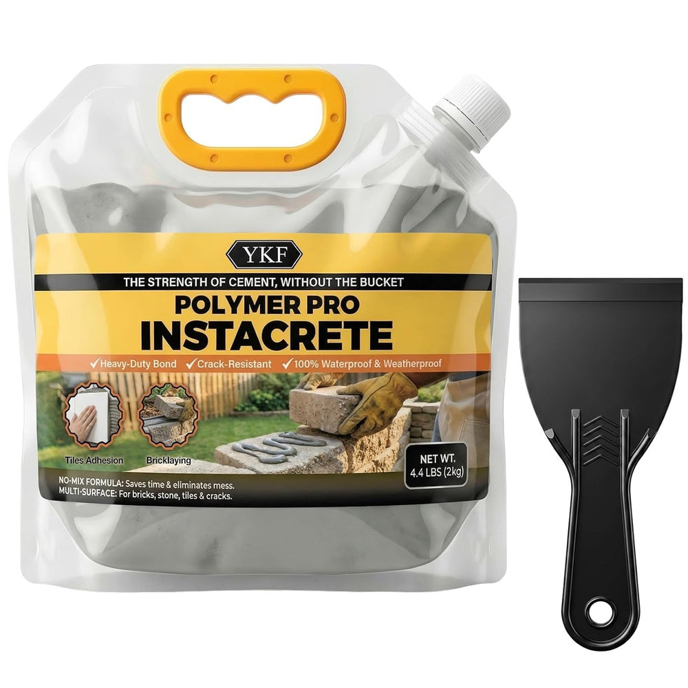 YKF Ready-to-Use Polymer Cement Adhesive Paste, Pre-Mixed Mortar Alternative ...