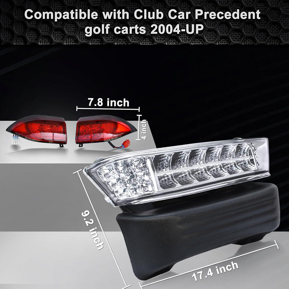 Golf Cart Deluxe Light for Club Car Precedent Electric 12V Street Legal Upgra...