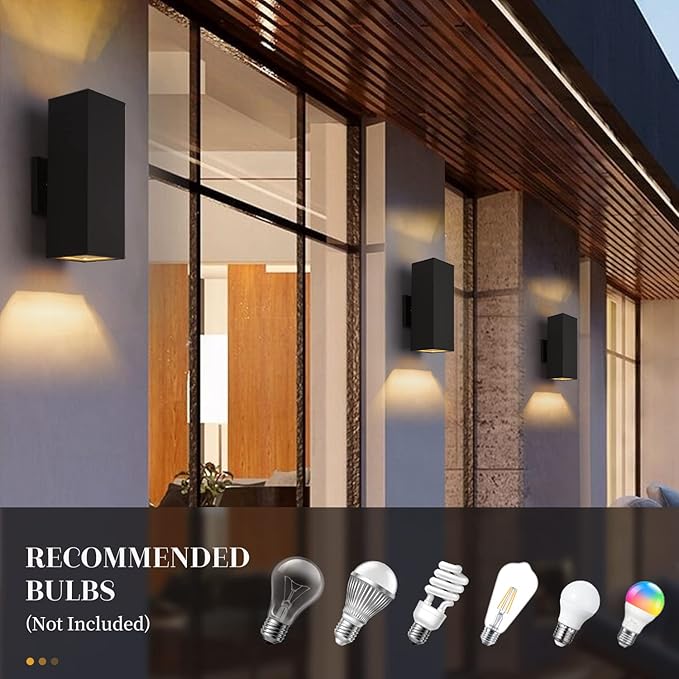 harriet Porch Lights Outdoor Modern (2 Pack)