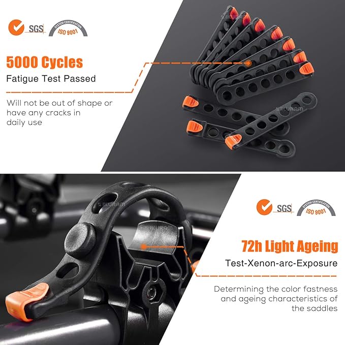 3 Bike Rack Bicycle Carrier Racks Hitch Mount Double Foldable Rack