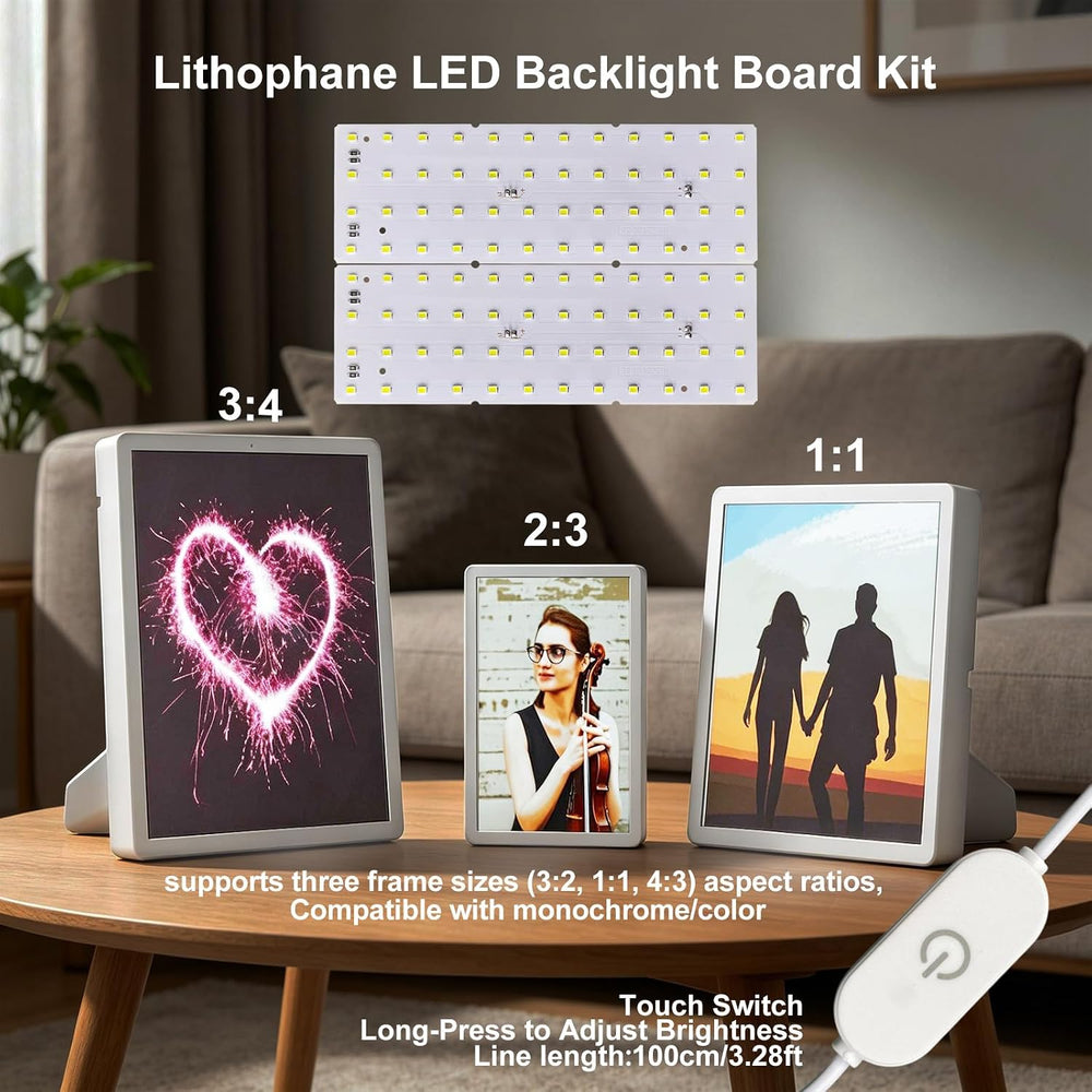12PCS Lithophane LED Backlight Board Kit KC009 KC010 for Bambu Lab H2C/X1/P2S...