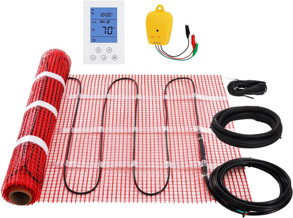 VEVOR Floor Heating Mat, 110-120V, Adhesive Back for Easy Installation