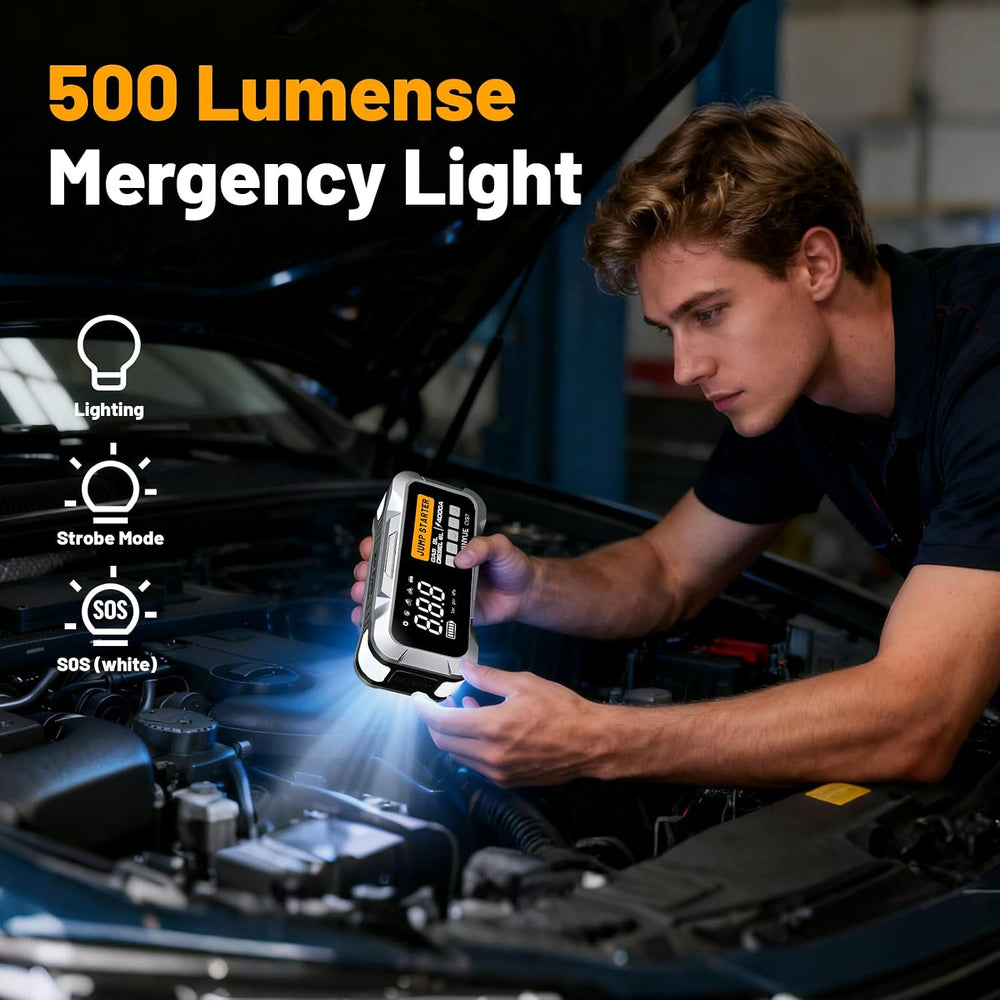 4000A Jump Starter with Air Compressor, 150PSI for Car