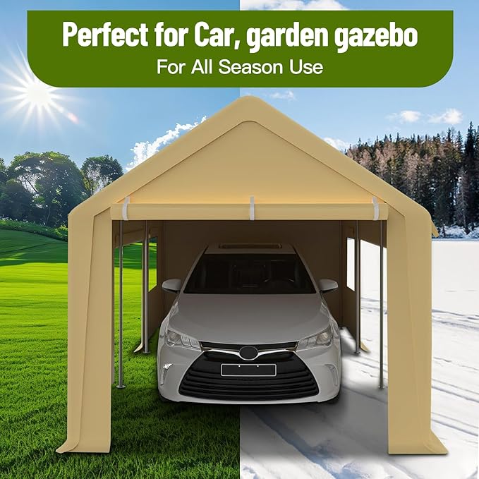 10 x 20ft Heavy-Duty Carport