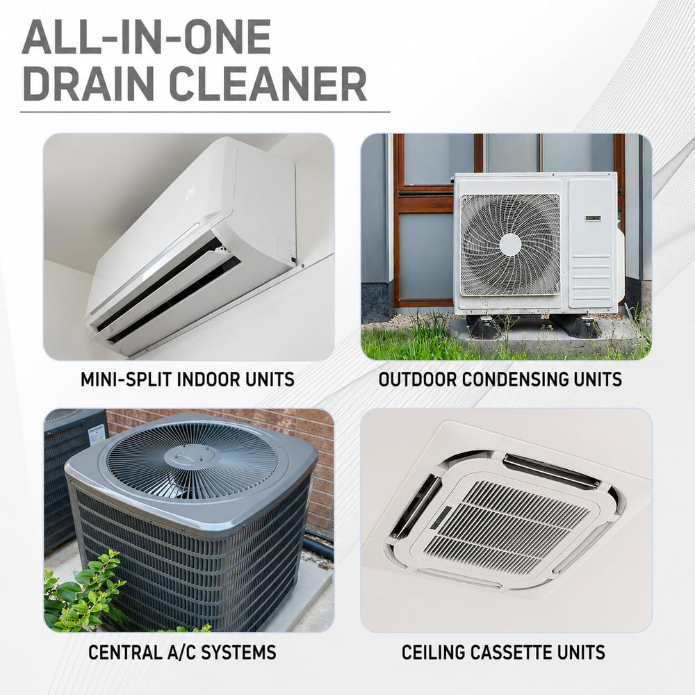 Drain Gun AC Drain Line Cleaner Tool, HVAC Air Conditioner Condensate Blaster...