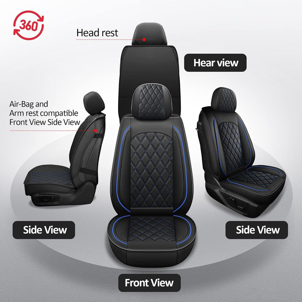 Seat Covers Full Set for 2009-2026 Dodge Ram 1500/2500/3500,Blue